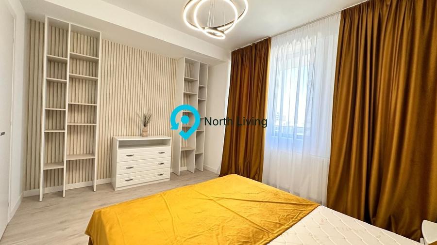 Apartament cu 2 camere, mobilat în Pipera