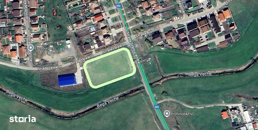 Teren de 4526 mp, în Sânandrei