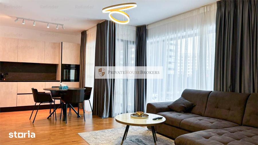 Apartament cu 2 camere semidecomandat în Băneasa