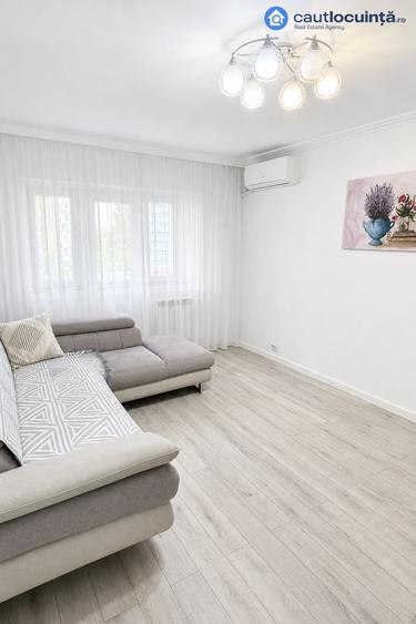 Apartament cu 2 camere semidecomandat, mobilat în Tineretului