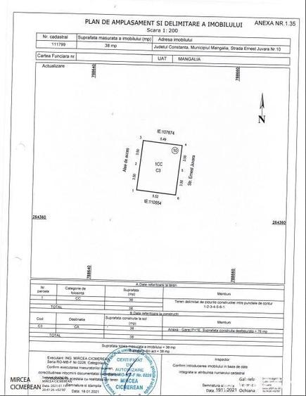 Casă cu 2 camere cu Teren 38 Mp în Mangalia