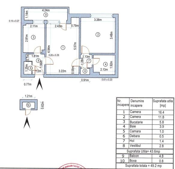 2 camere bulevardul ion mihalache stra - 2
