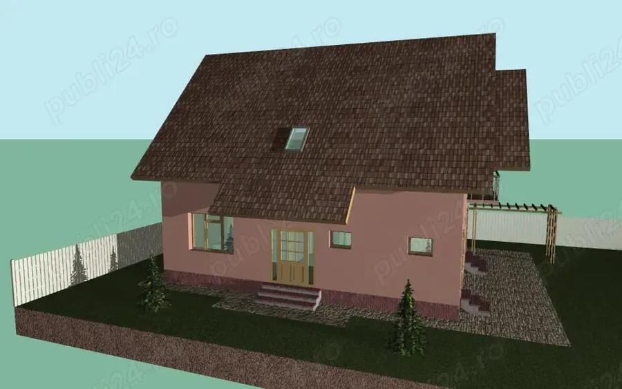 Casă cu 5 camere cu Teren 823 Mp în Horpaz