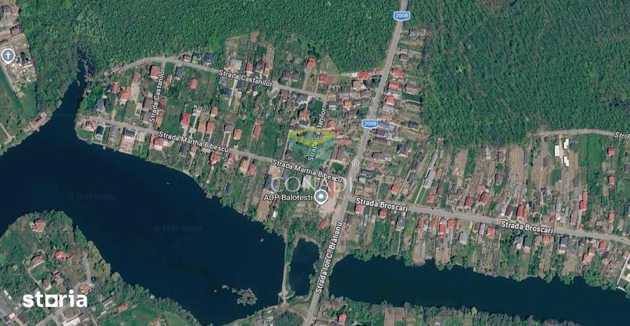 Teren de 2000 mp, în Balotești