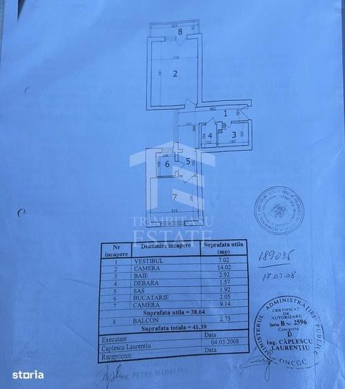 Apartament cu 2 camere decomandat în Brâncoveanu