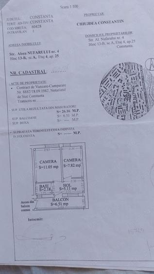 Apartament cu 2 camere decomandat în City Park Mall