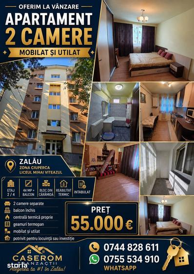 Apartament cu 2 camere în Central