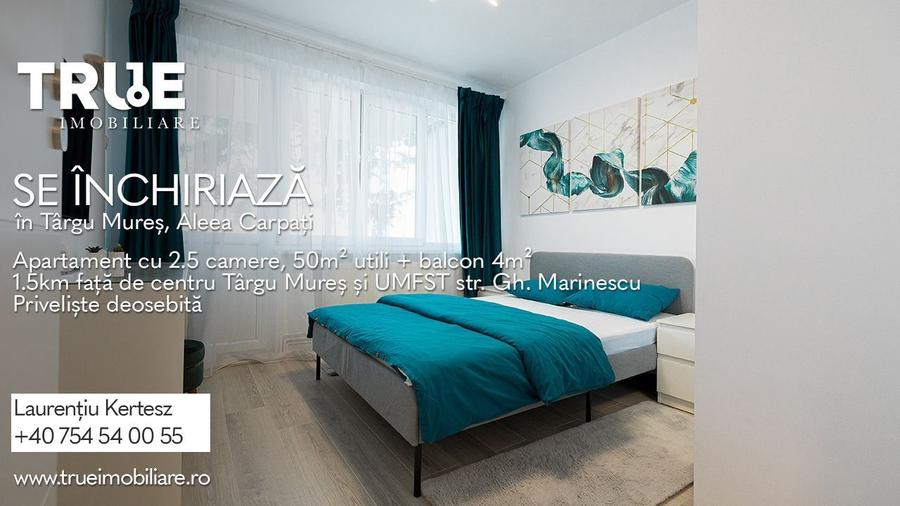 Apartament cu 3 camere decomandat, mobilat în Aleea Carpați