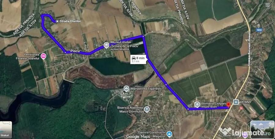 Teren pentru construc?ie casa cu utilita?i in Ciolpan... - 4