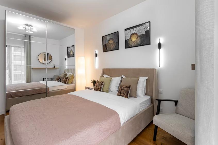Apartament cu 2 camere decomandat, mobilat în Cotroceni