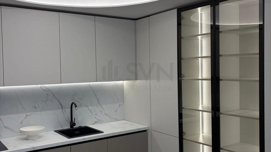 Apartament cu 3 camere semidecomandat, mobilat în Pipera