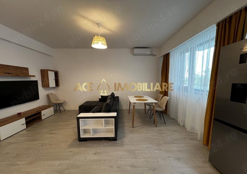 Apartament cu 2 camere semidecomandat, mobilat în Păcii