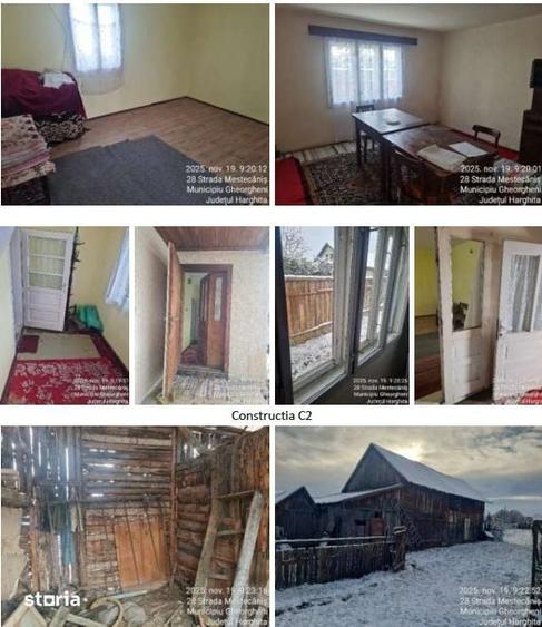 Casă cu 2 camere cu Teren 863 Mp în Central