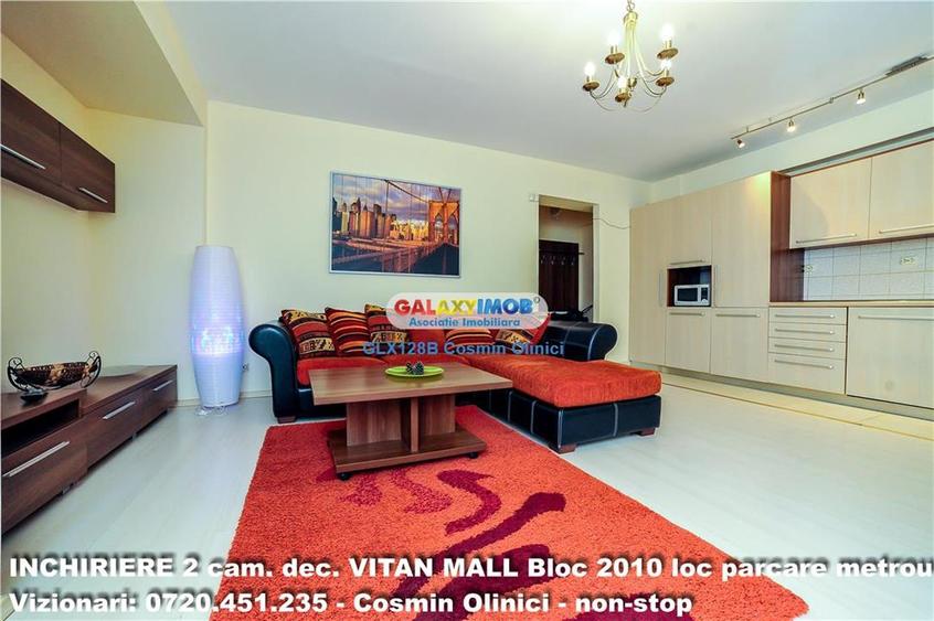 Apartament cu 2 camere decomandat, mobilat în Vitan Mall