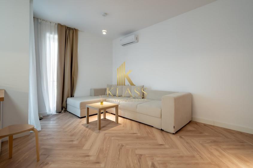 Apartament cu 2 camere semidecomandat, mobilat în Pipera