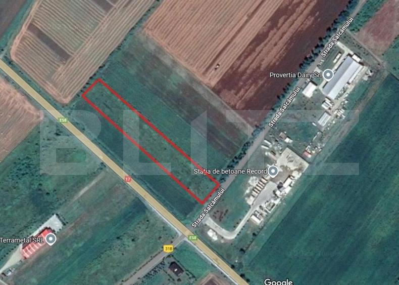 Teren Construcții extravilan de 8700 mp, în Exterior Sud