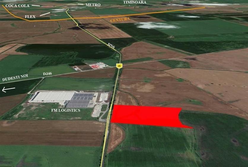 Teren Construcții intravilan de 44200 mp, în Torontalului