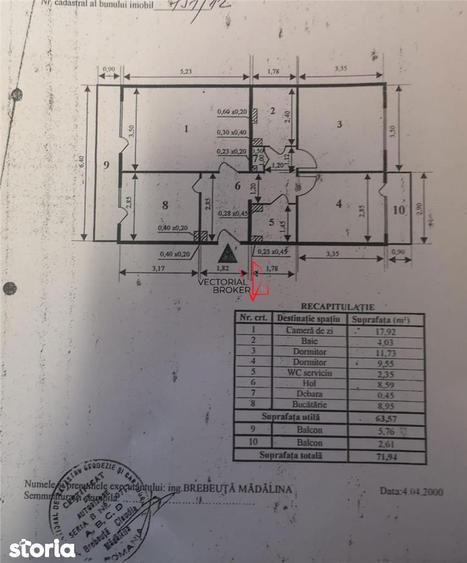 Apartament cu 3 camere decomandat, mobilat în Basarab