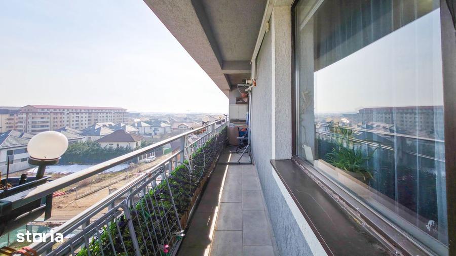Apartament 2 camere Bragadiru Alunului, mobilat, balcon 19mp, parcare - 16