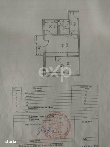 Apartament cu 2 camere, mobilat în Trivale