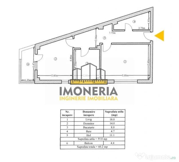 2 camere decomandat-parcare-0%comision-650 m metrou M.Bravu* - 12