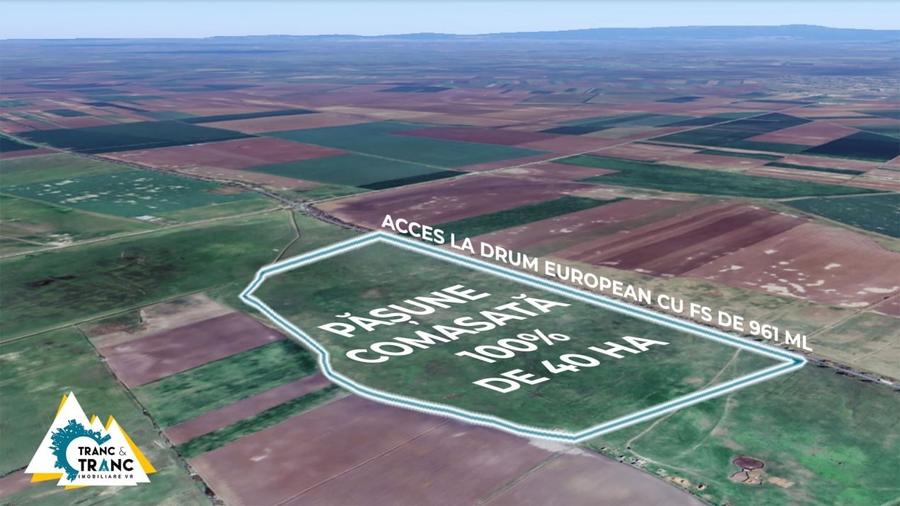 Teren agricol extravilan de 400800 mp, în Central