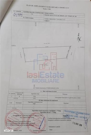 Vladiceni TEREN 1480mp la numai 200m de str Trei Fantani asfalt si uti - 10