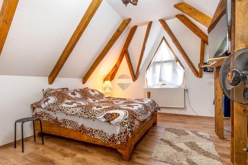 Casă individuală cu 7 camere cu Teren 2700 Mp în Pruniș