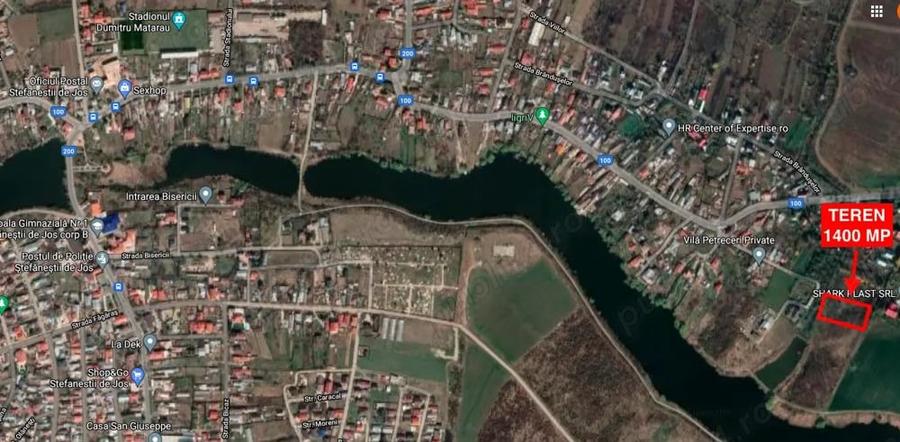 Teren în Ștefăneștii de Jos