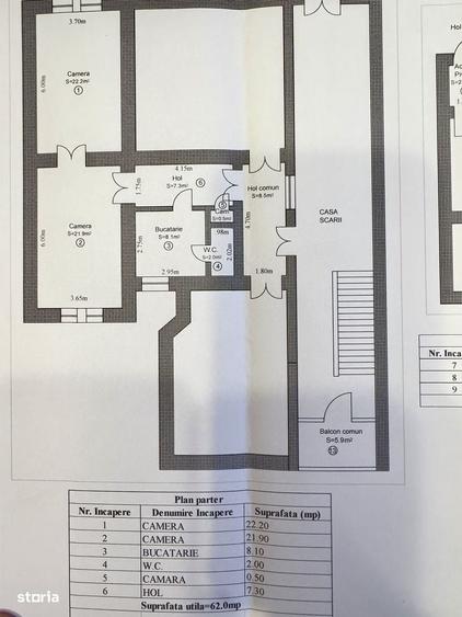 Apartament cu 2 camere în Fântânele