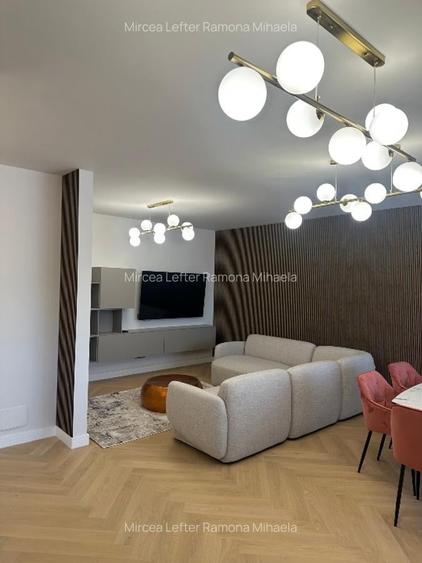Apartament cu 3 camere semidecomandat, mobilat în Voluntari