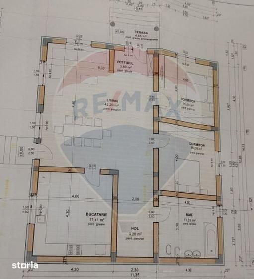 Casă cu 3 camere cu Teren 400 Mp în Nord