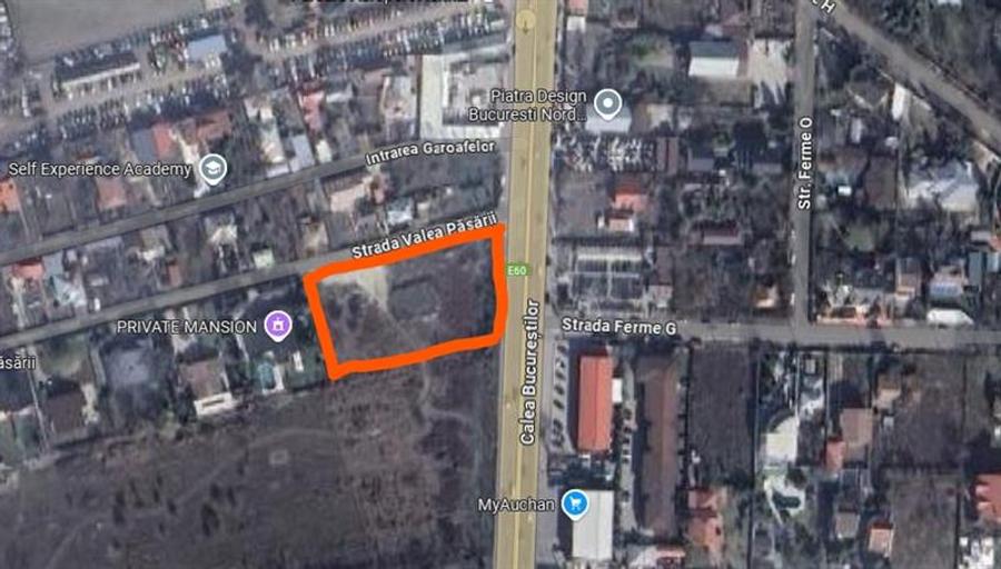 Teren Construcții intravilan de 4045 mp, în Central