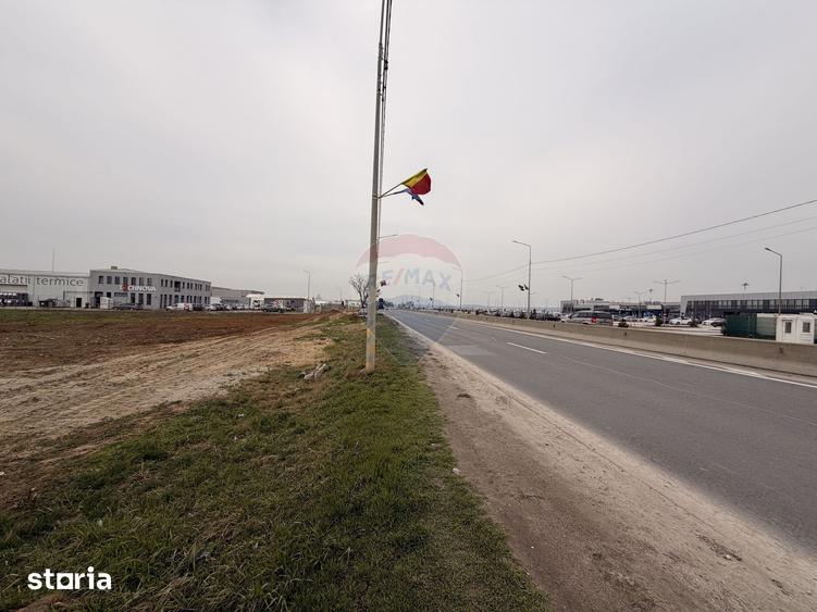 Teren 7,868mp, sensul giratoriu Aeroportul Oradea / DN E71 - 9