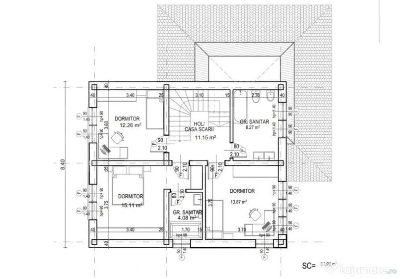 Casă cu 5 camere cu Teren 601 Mp în Popești