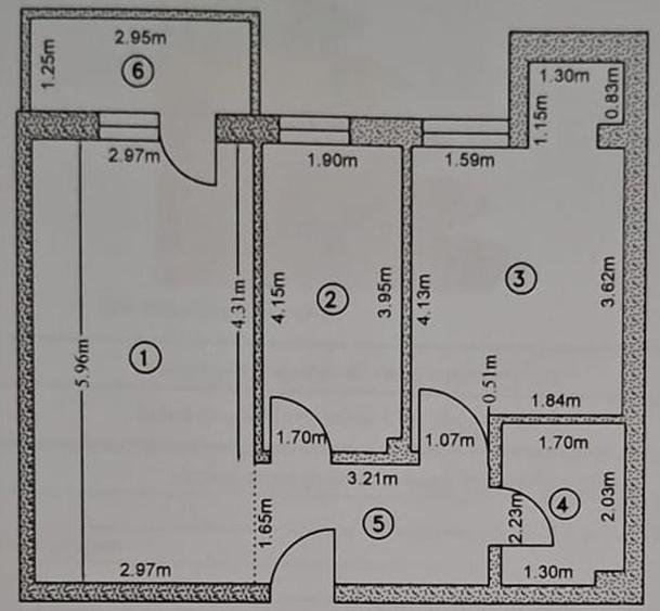 Apartament cu 2 camere decomandat, mobilat în Apărătorii Patriei — fotografia 3