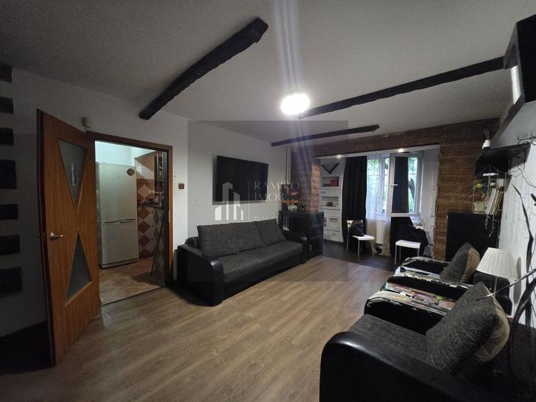 Apartament cu 2 camere decomandat, mobilat în Brâncoveanu