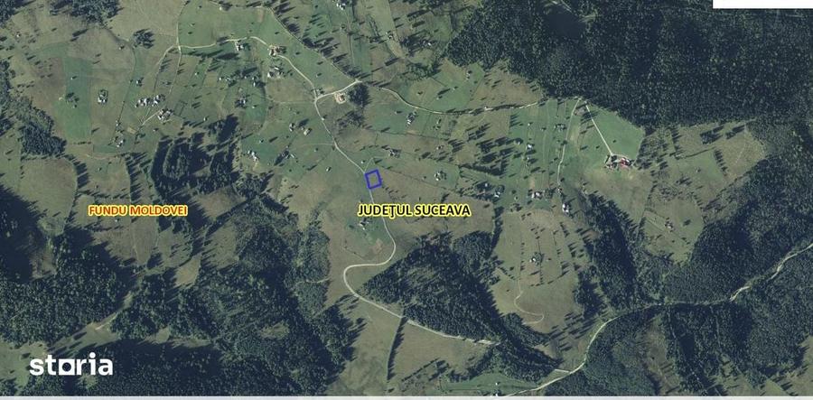 Teren de 1025 mp, în Fundu Moldovei