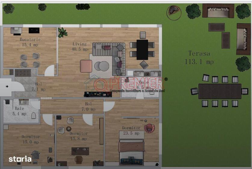 Apartament cu 4 camere în Metalurgiei