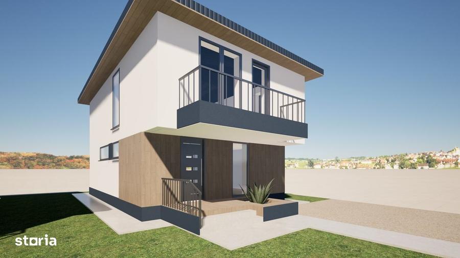 Casă cu 4 camere cu Teren 260 Mp în Clinceni