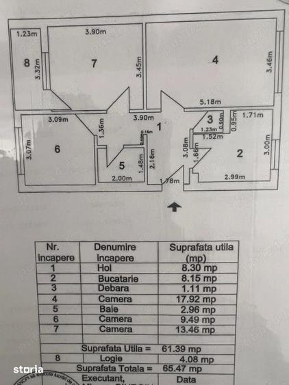 Apartament cu 3 camere decomandat în Ghencea