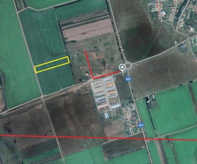 Teren de 11400 mp, în Central