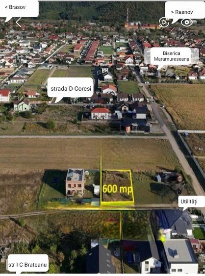 Teren de 600 mp, în Cristian