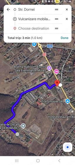 Teren de 1037 mp, în Corunca