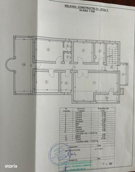 Casă cu 3 camere în Lumina