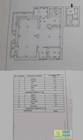 Apartament cu 2 camere semidecomandat în Ultracentral
