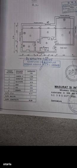 Apartament cu 2 camere decomandat în Est