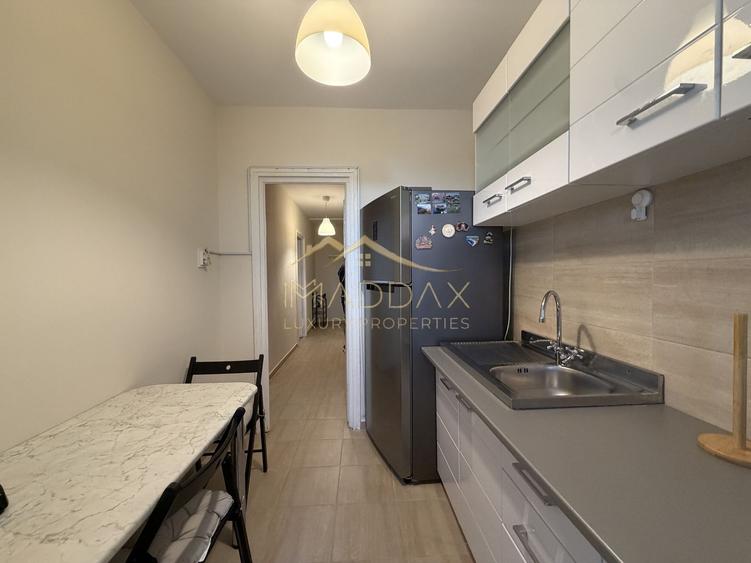 Apartament cu 3 camere circular, mobilat în Dorobanți