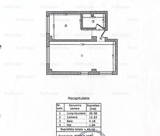 Apartament 2 camere + curte 100 mp + parcare - Titan - Pallady - 7
