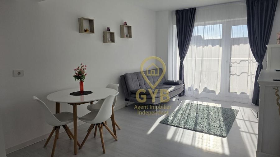 Apartament cu 2 camere semidecomandat, mobilat în Nufărul